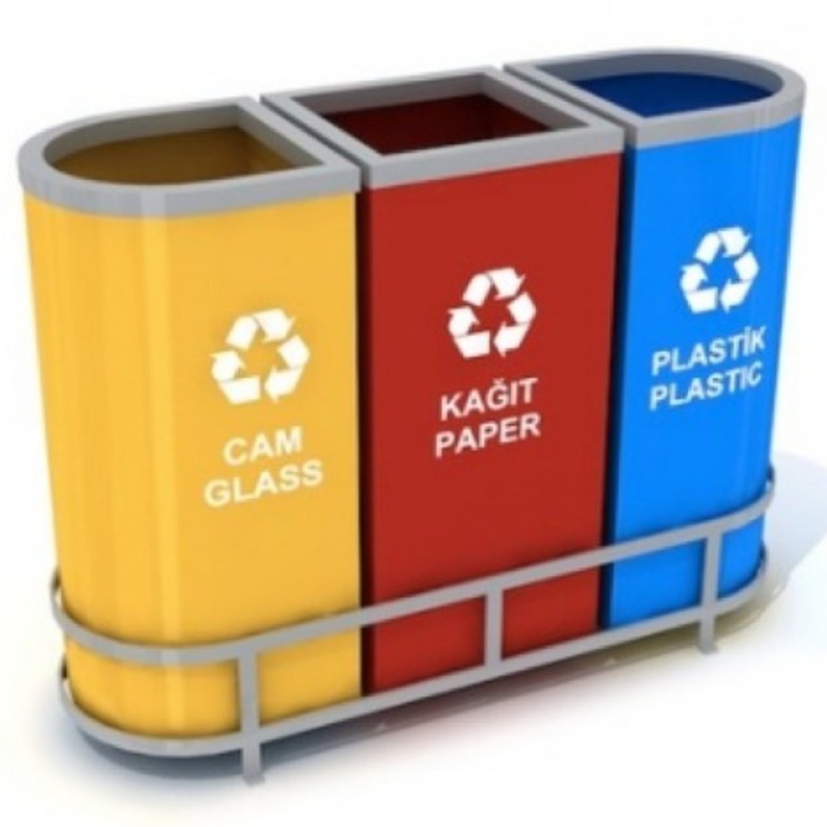 AB-788 3'Part Recycle Bin product logo
