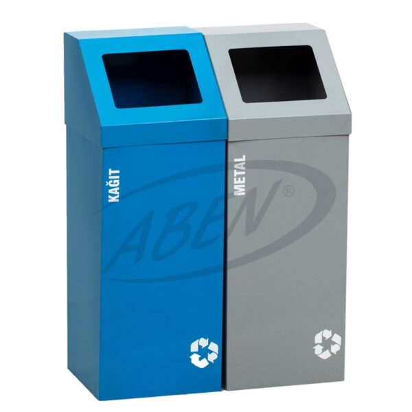 AB-714-2 SIFIR ATIK ÜNİTESİ 2 Lİ AÇIK KAPAKLI